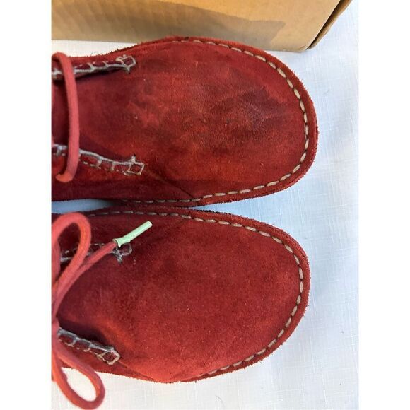 Clarks original #75539 suede loafers laces 9.5m - Picture 4 of 8